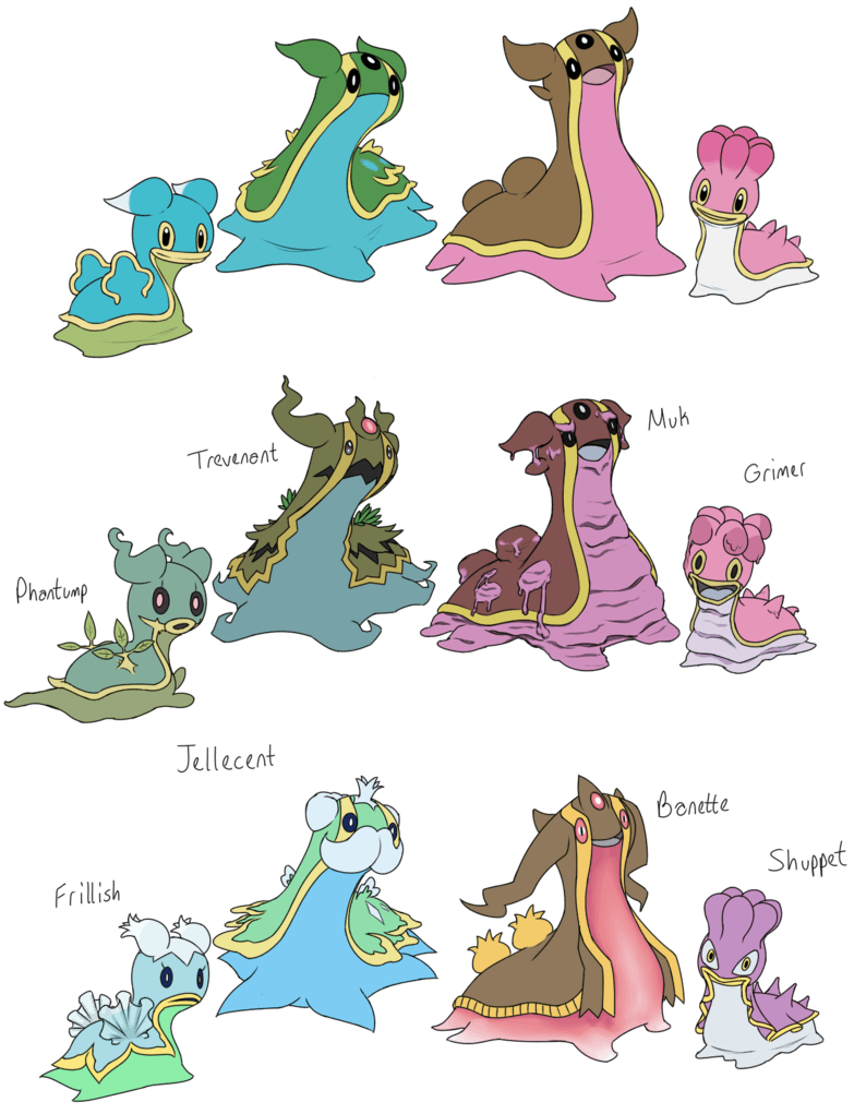 BREED VARIATIONS Gastrodon by xIce