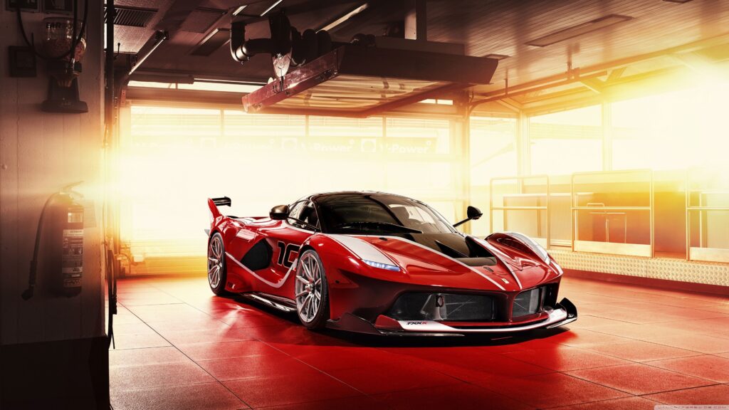 Red Ferrari FXX K Supercar ❤ K 2K Desk 4K Wallpapers for • Wide