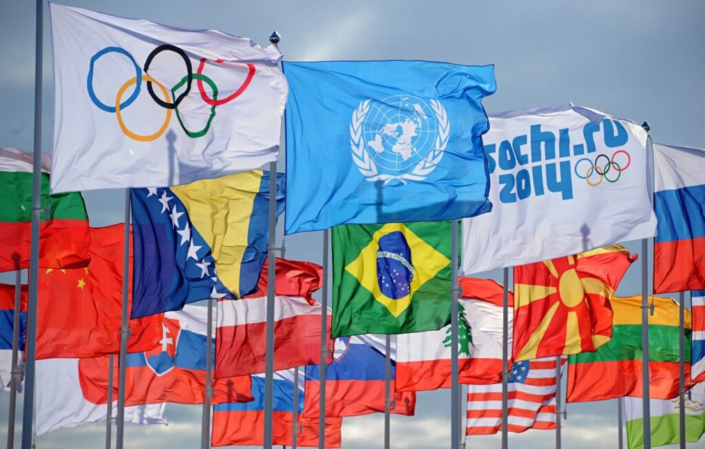 Wallpapers Olympics, flags, Olympic games, Sochi , sochi