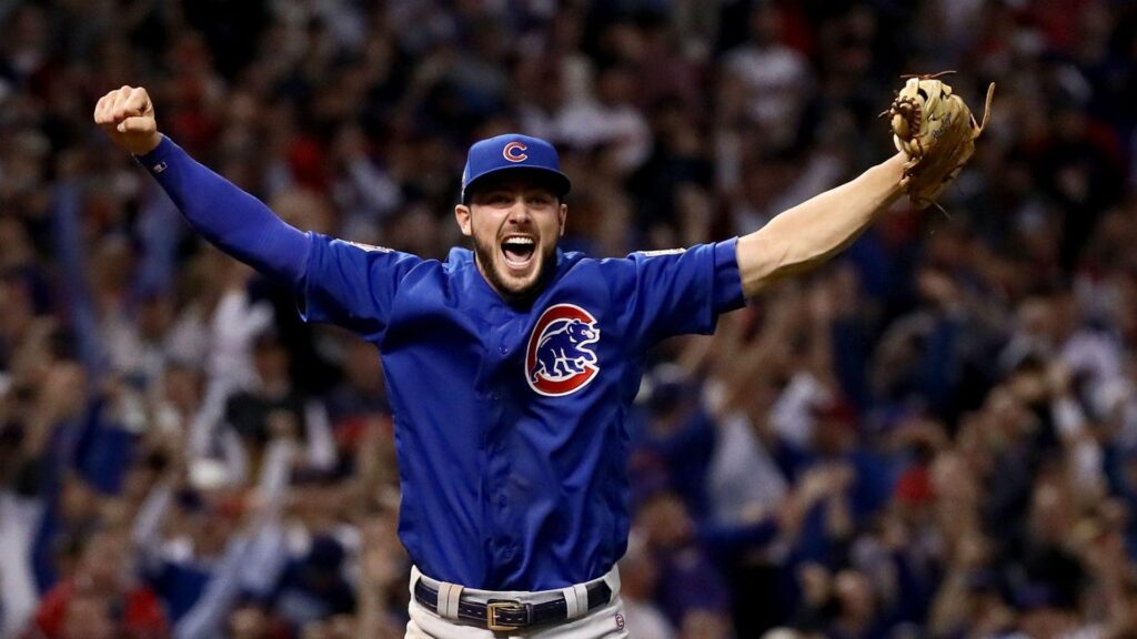 World Series Kris Bryant smiled so hard while fielding final