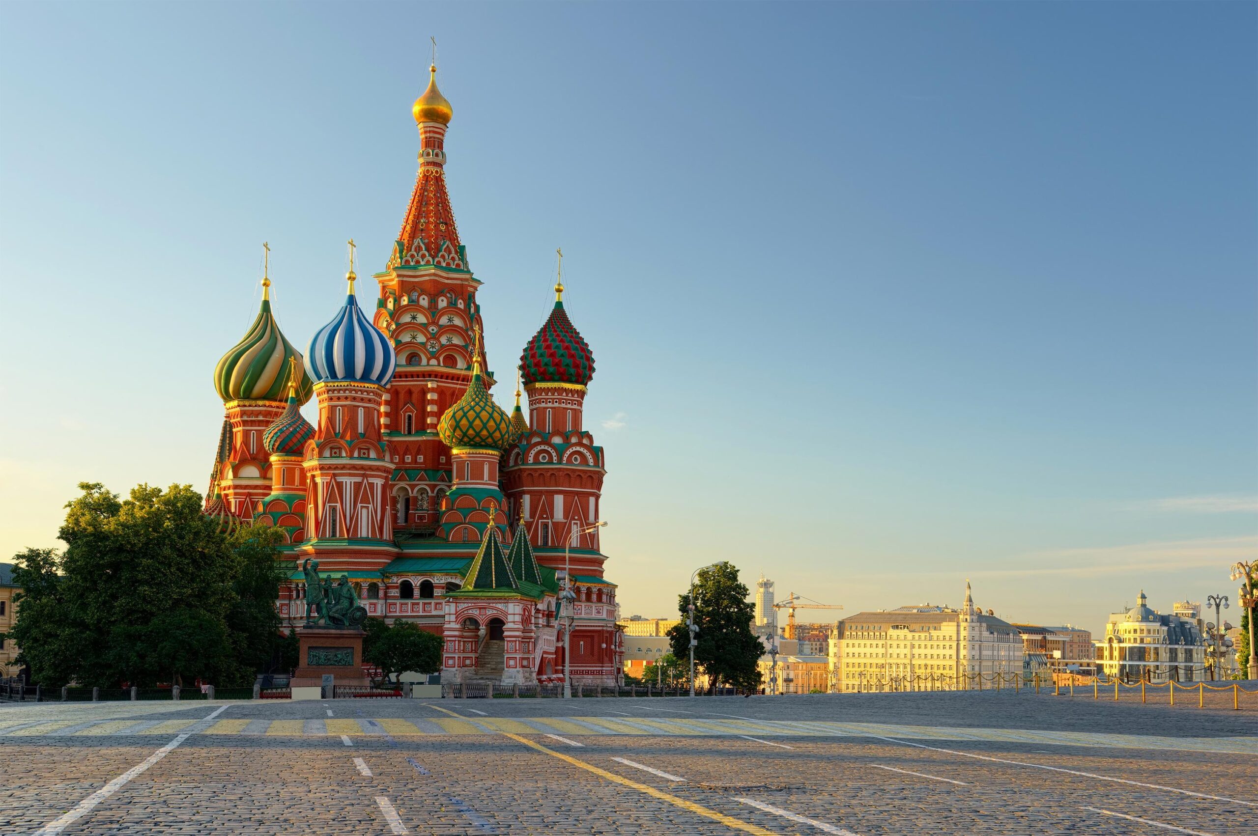 Saint Basils Cathedral in Red Square Moscow Russia Wallpapers