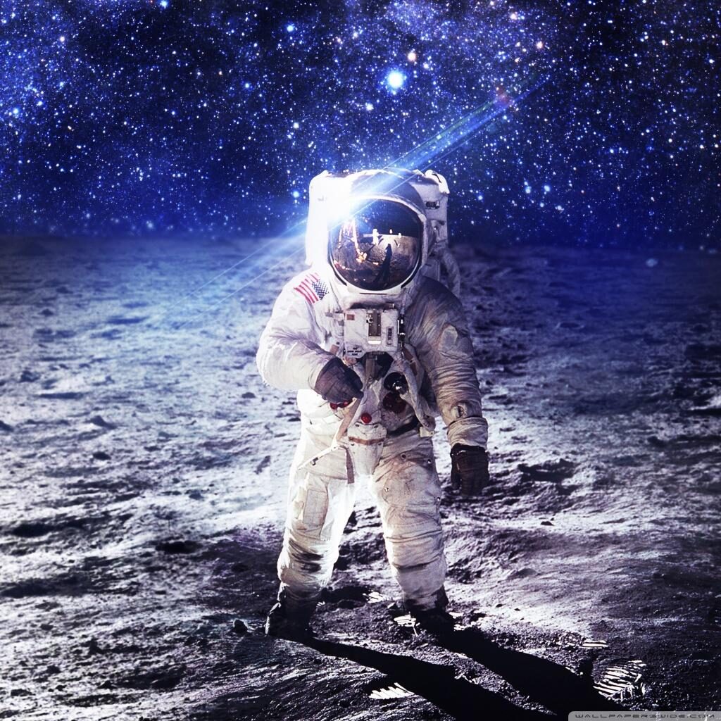 Man on the Moon ❤ K 2K Desk 4K Wallpapers for K Ultra 2K TV • Wide