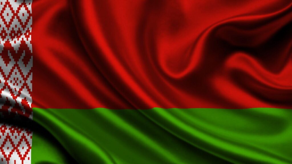 Download Wallpapers Belarus, Satin, Flag 2K p HD