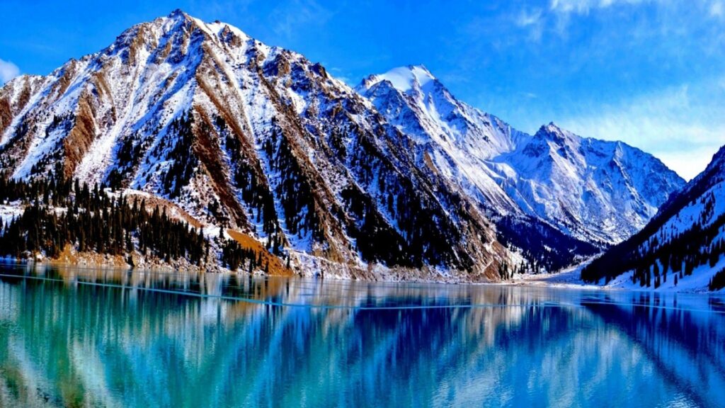 Big Almaty Lake In Kazakhstan Wallpapers