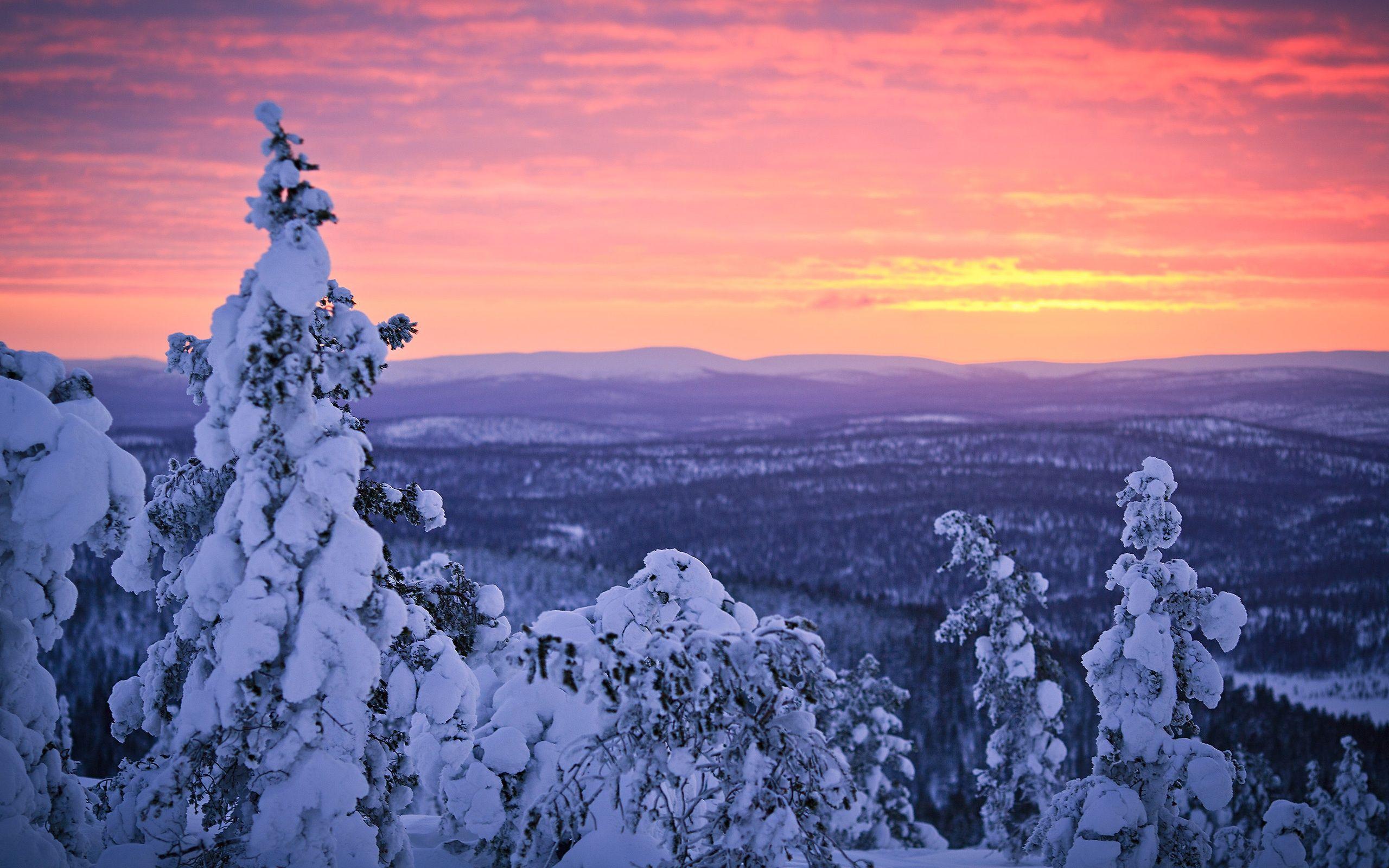 Lapland Snow Finland Wallpapers