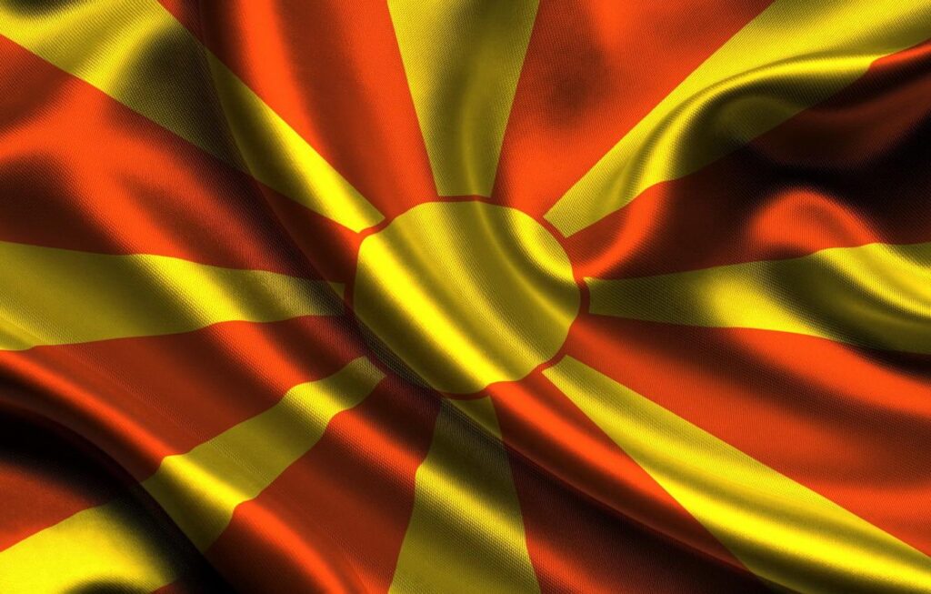 Wallpapers Flag, flag, Republic, Macedonias, macedonia Wallpaper for