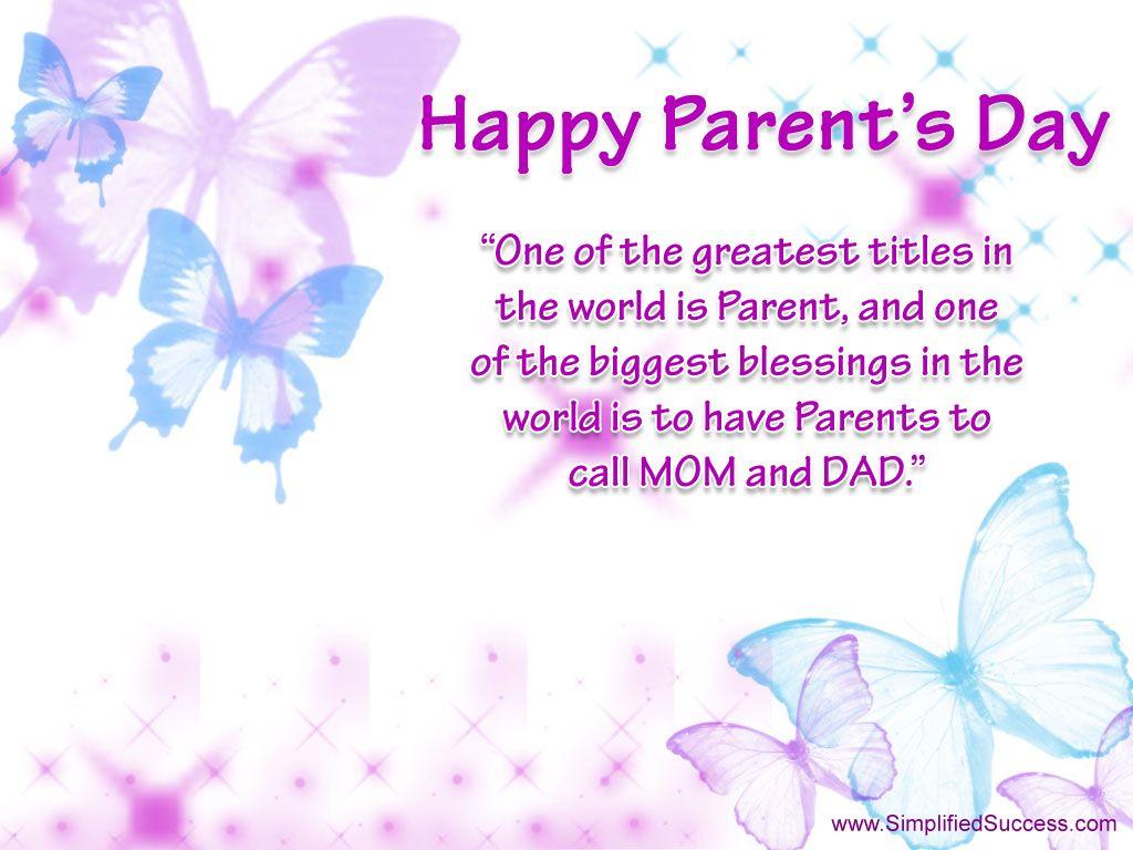 World Parents Day Let’s Celebrate!