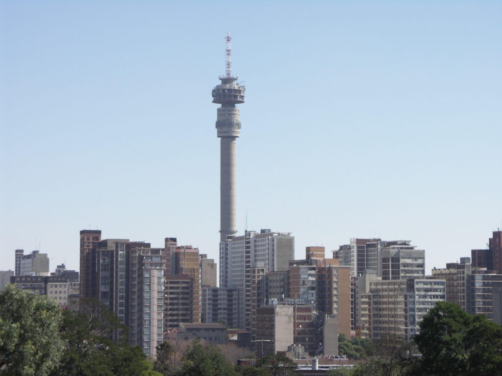 Skyscrapers Johannesburg South Africa Skyline City Architecture