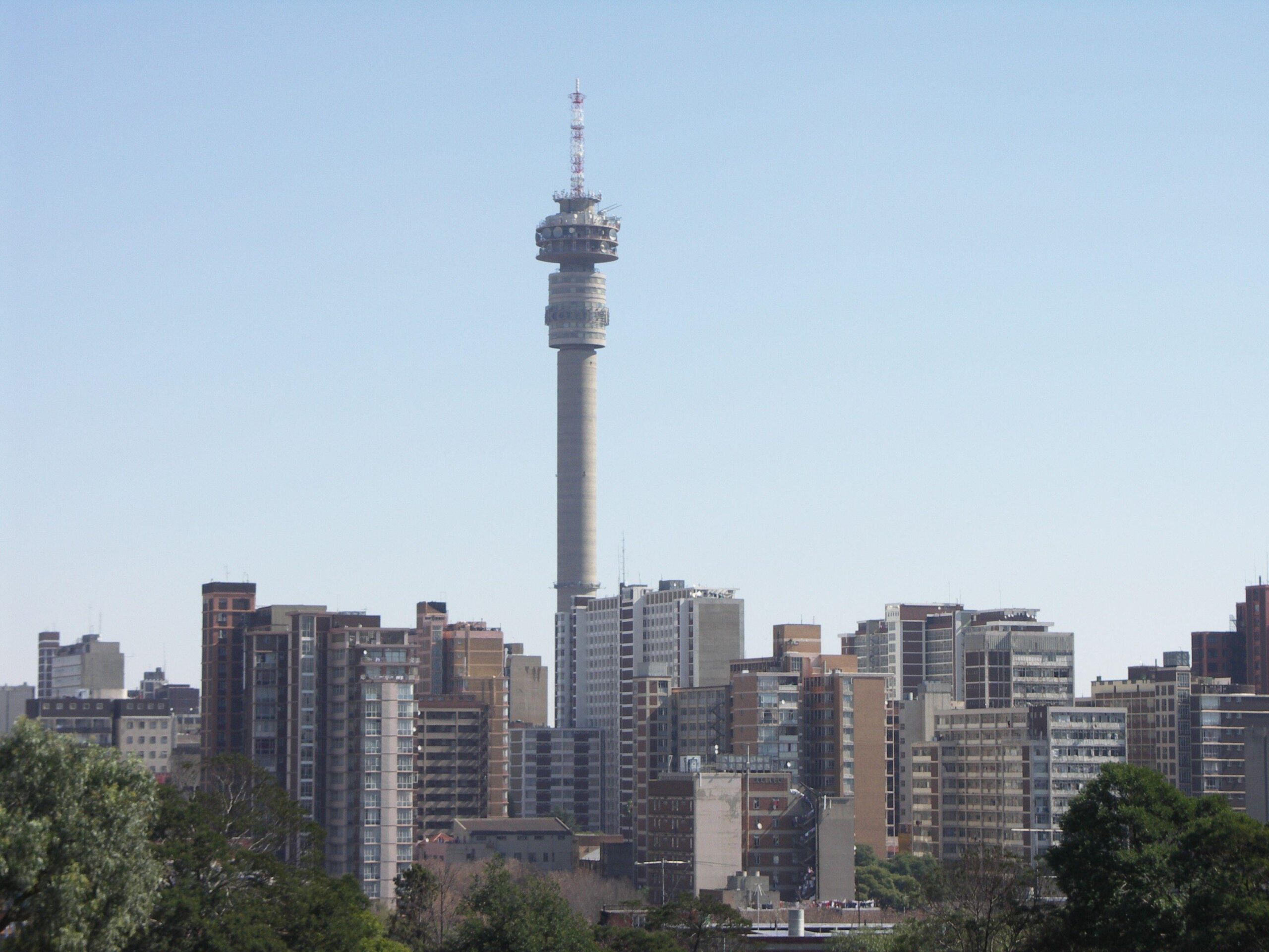Skyscrapers Johannesburg South Africa Skyline City Architecture