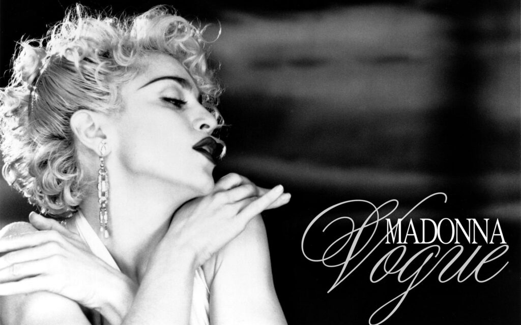 Madonna Vogue Black and White Photo Picture Hollywood Girl Singer HD