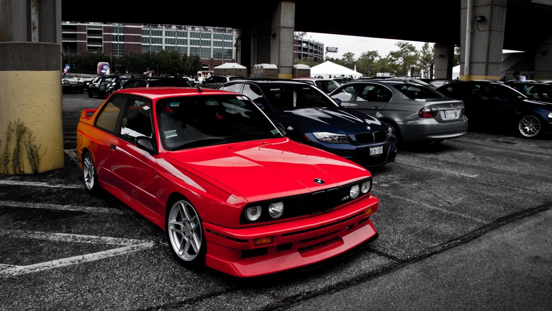 Bmw e m power red wallpapers