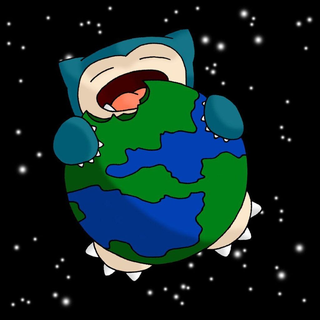 Snorlax Eat World by JakeXalrons