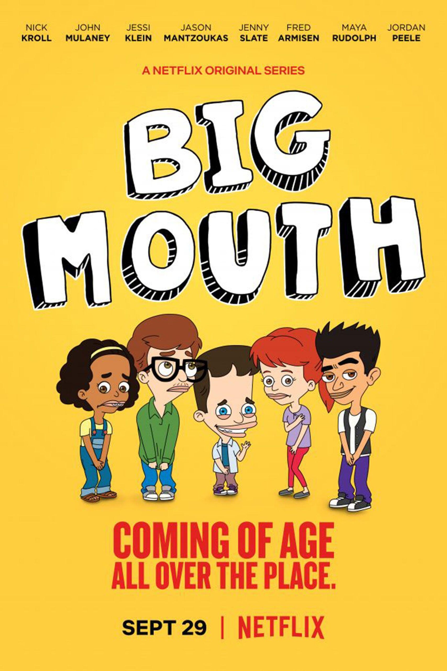 Big Mouth Nick Kroll Netflix animated series debuts teasers