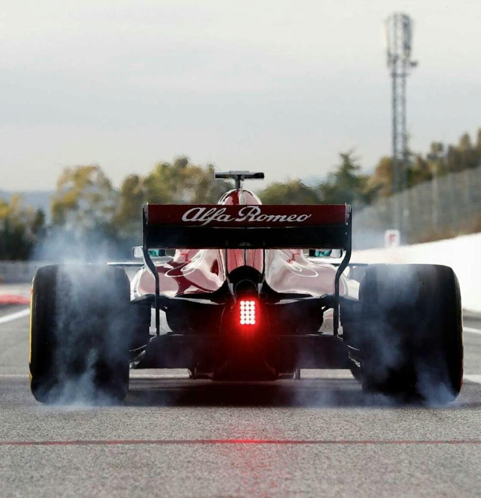 The rear of the Alfa Romeo Sauber C is absolutely beautiful