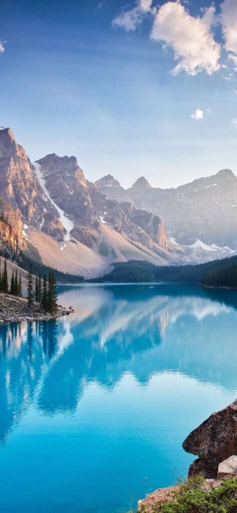 Moraine Lake South Channel Iphone XS MAX 2K k Wallpapers