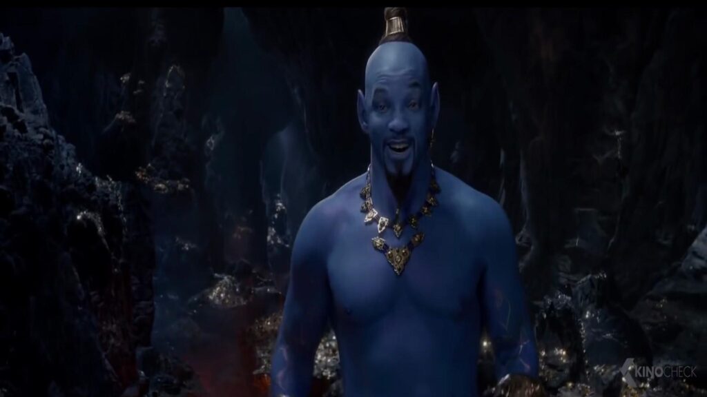 Will Smith as Genie in Film Aladdin