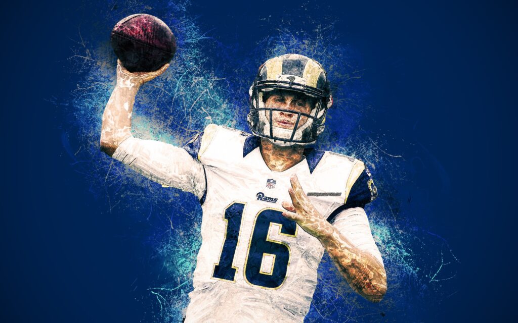 Download wallpapers Jared Goff, k, art, grunge style, Los Angeles