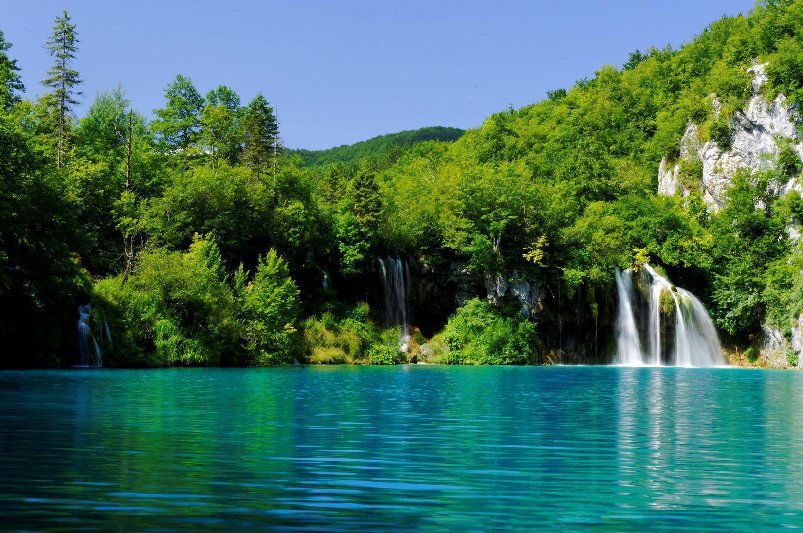 Turquoise Plitvice Lake Croatia Wallpapers
