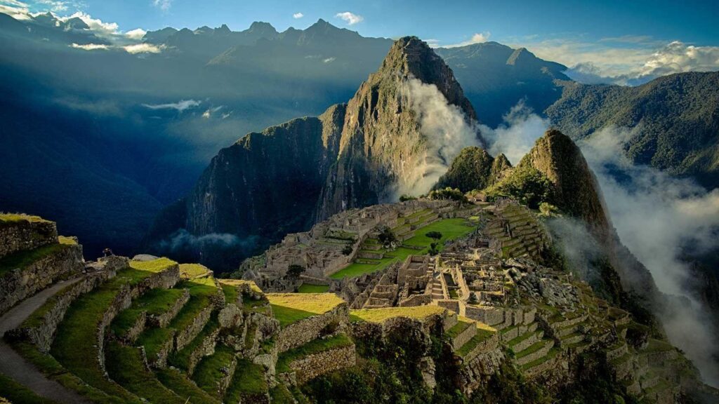 Machu Picchu Peru wallpapers 2K backgrounds download desktop