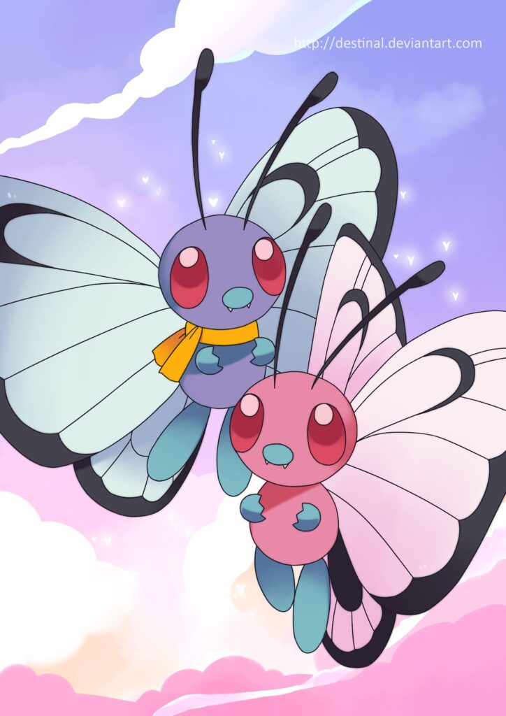 Butterfree duo Poster by Crystal