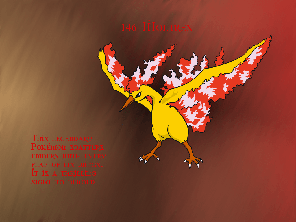 Moltres GIMP Wallpapers by Queen