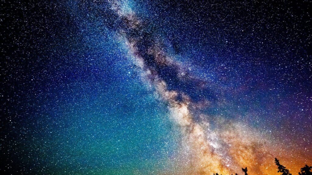 Outer Space Milky Way 2K Wallpapers » FullHDWpp
