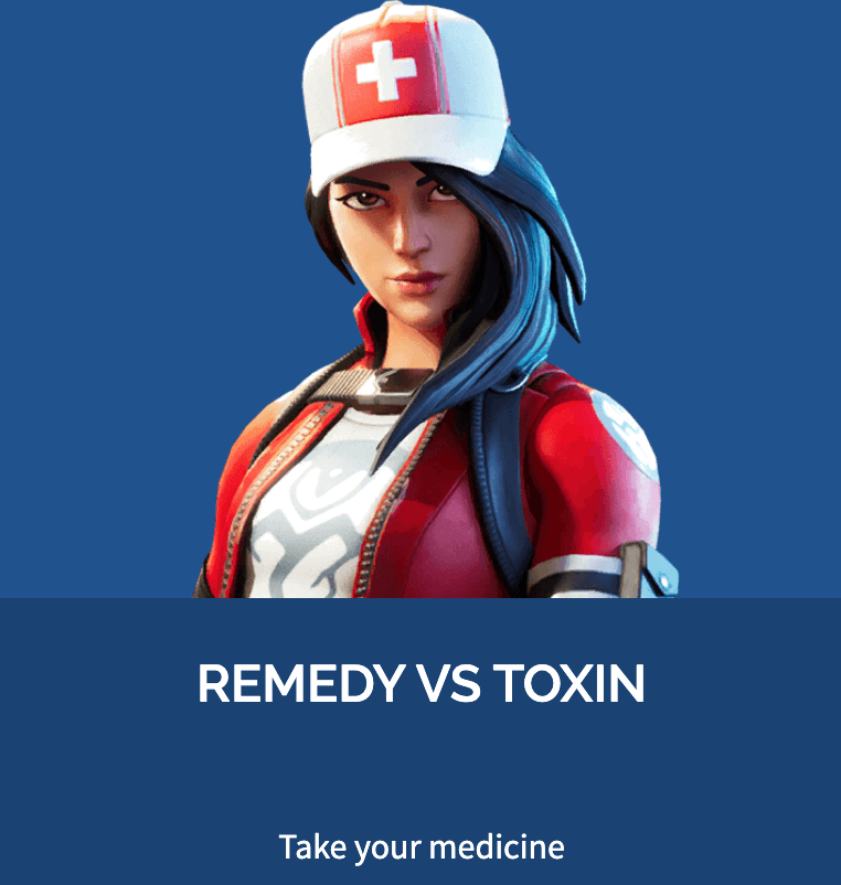 Remedy Vs Toxin Fortnite wallpapers