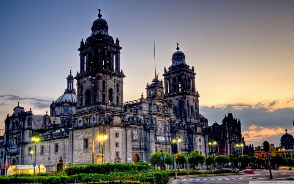 Mexico City Cathedral 2K desk 4K wallpapers Widescreen High