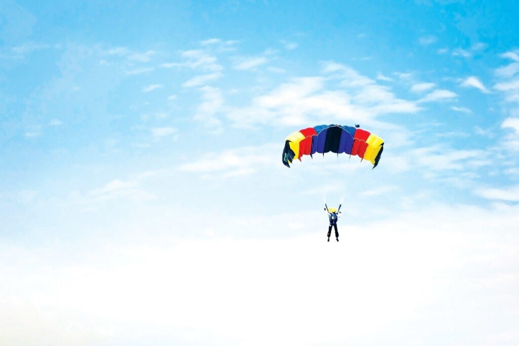 Sky parachute sports moe 2K wallpapers