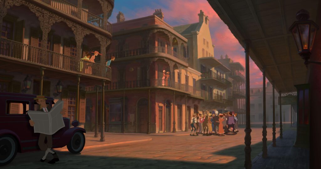 French Quarter from Disney’s Princess and the Frog Desk 4K Wallpapers