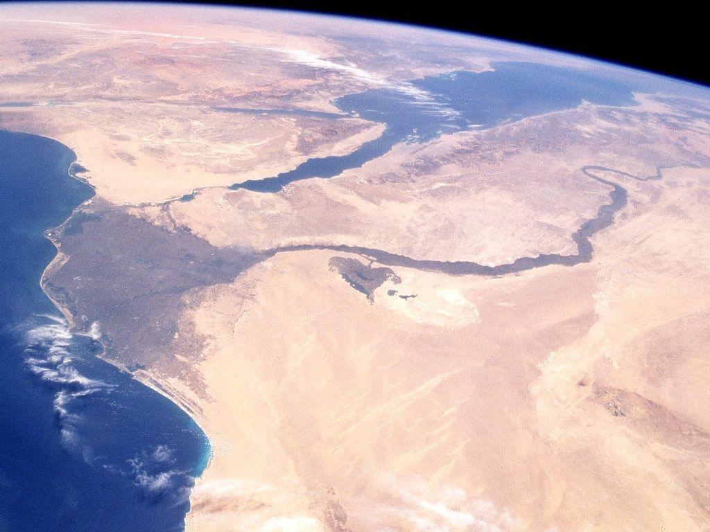 World View Nile River, Delta, Red Sea And Sinai Peninsula