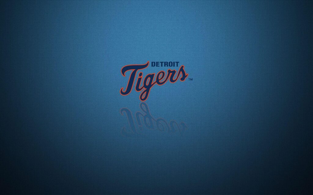 Detroit Tigers wallpaper, logo, blue, widescreen × px