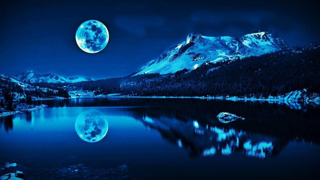 Super Moon Blue Wallpapers