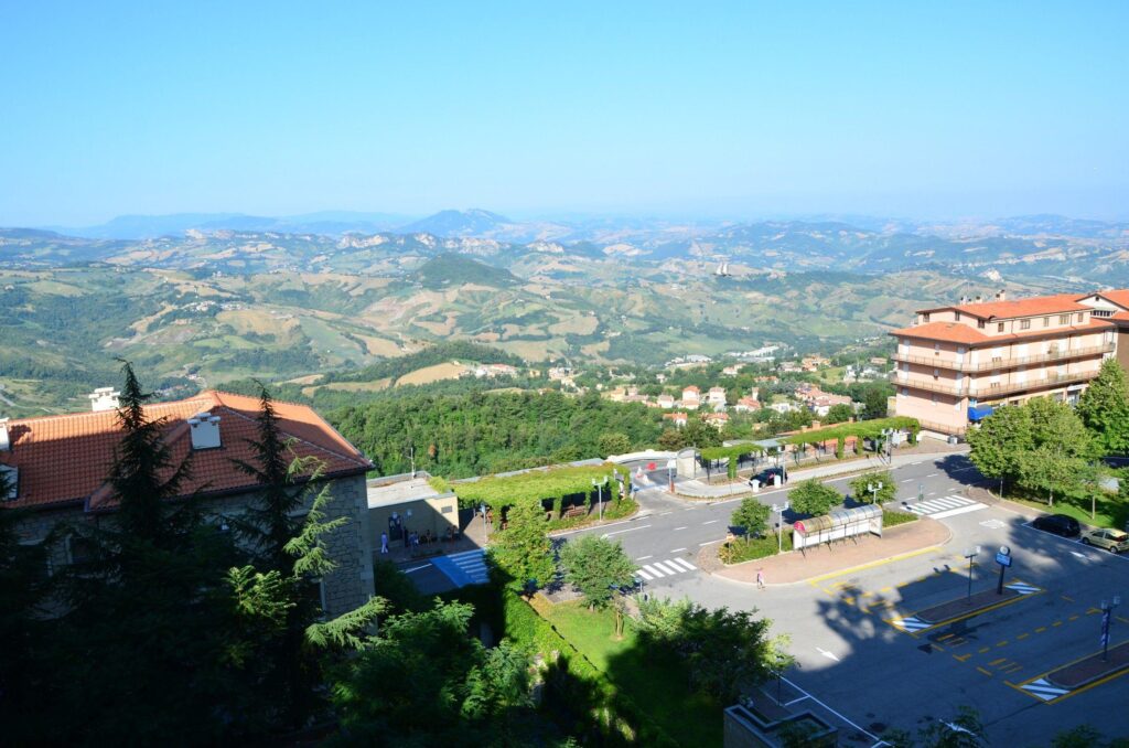 View from the fortress in San Marino, Italy wallpapers and Wallpaper