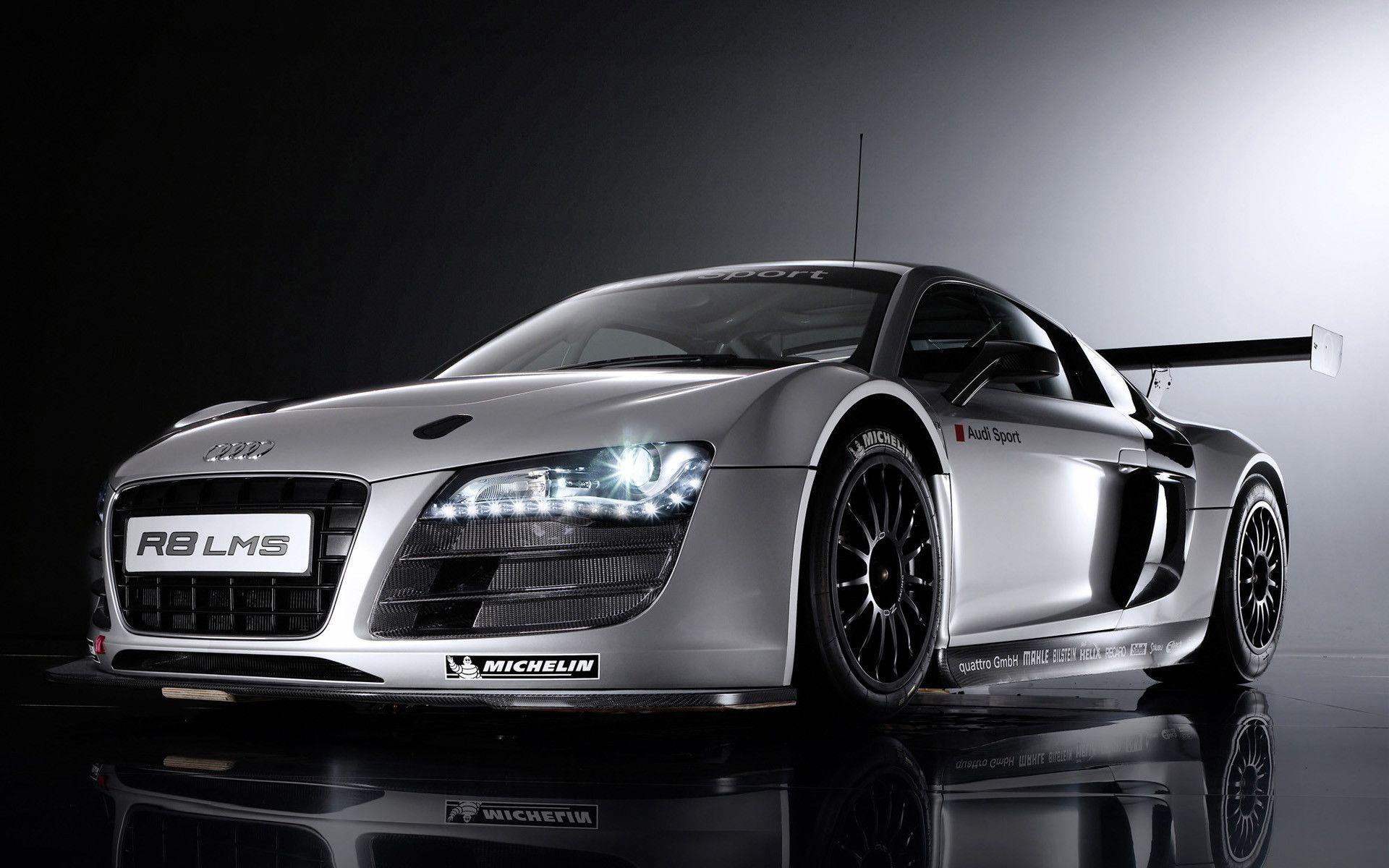Audi R LMS Front View Backgrounds Wallpapers WallscreenHD