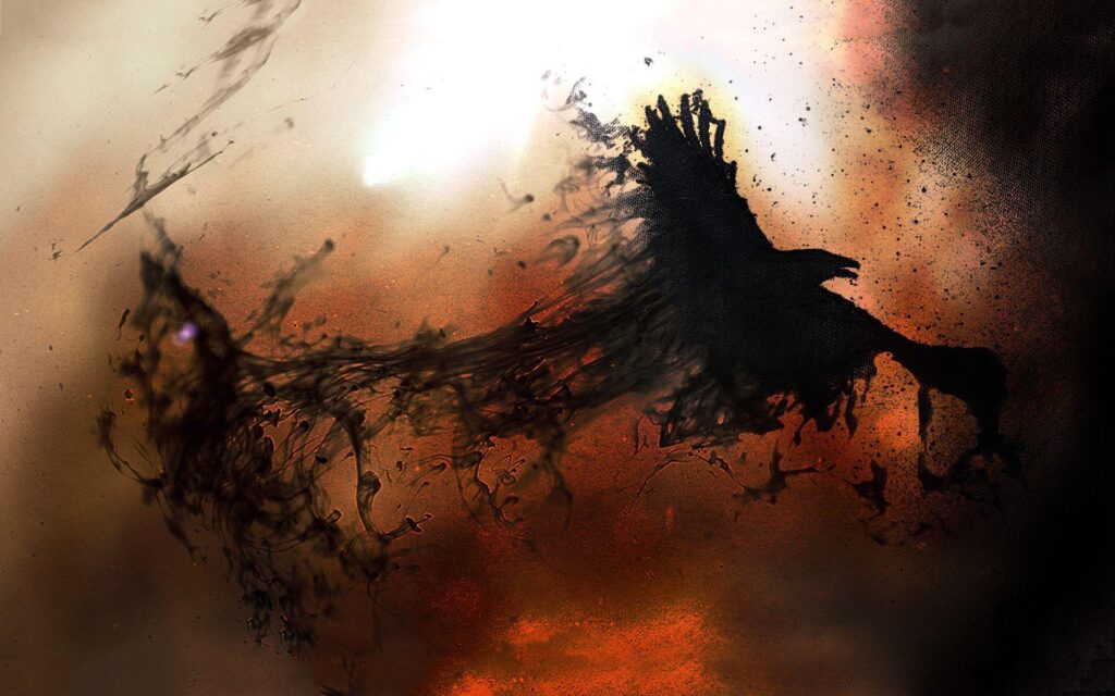 Crows flying wallpapers
