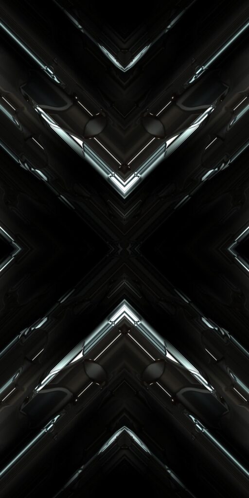 Download wallpapers fractal, dark, abstract, honor x