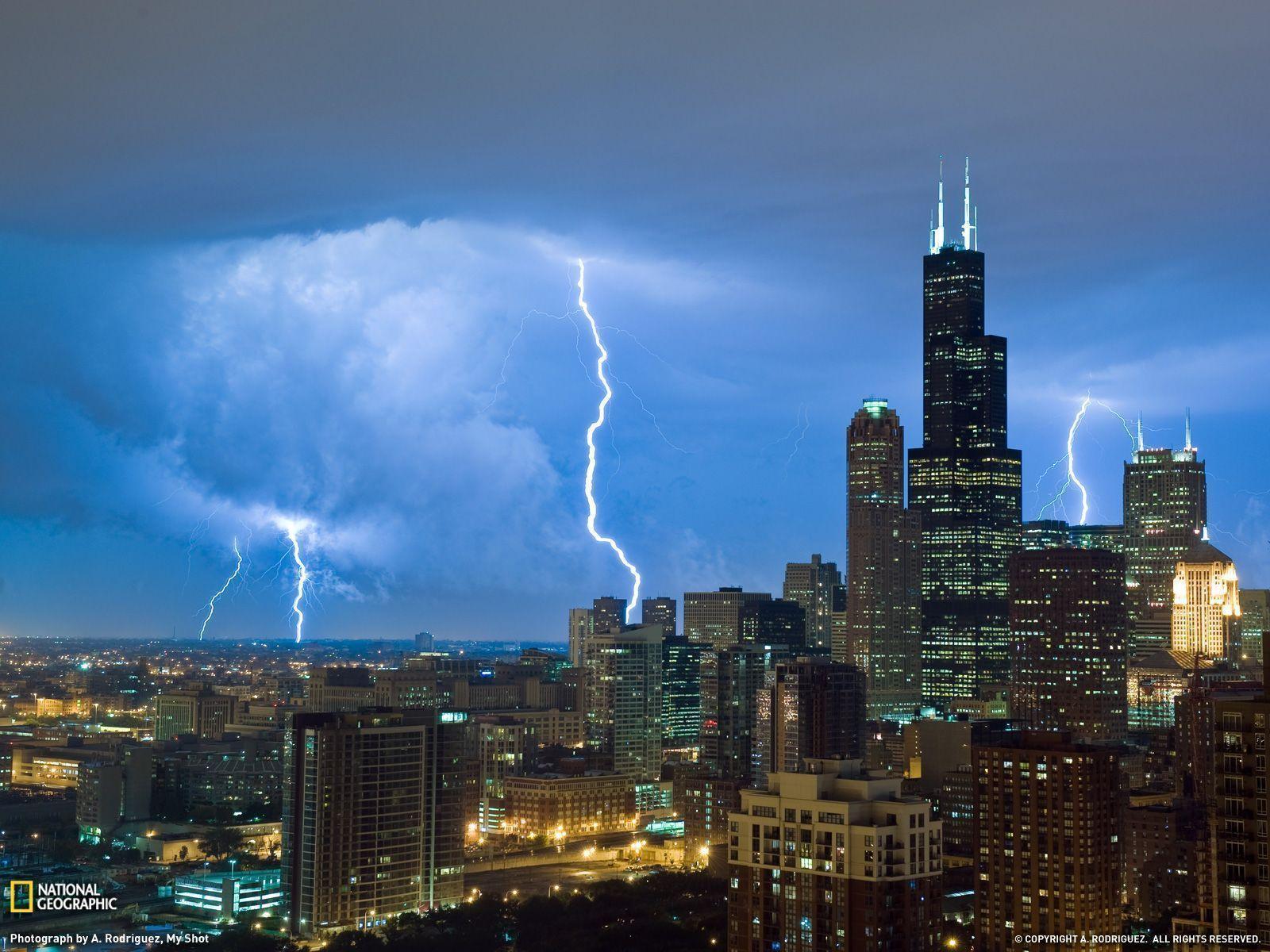 Lightning, Sears Tower Photo, Weather Wallpapers – National