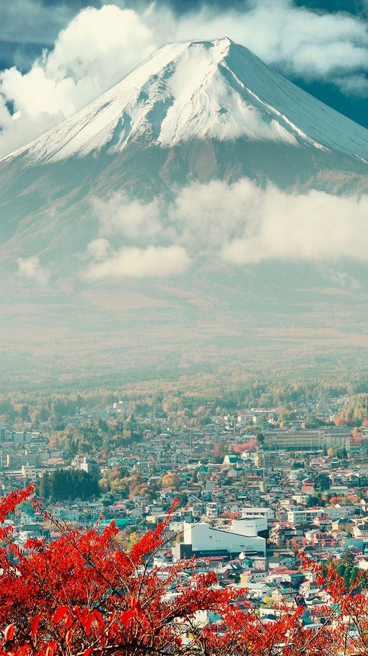 Download Mount Fuji Japan City iPhone Wallpapers