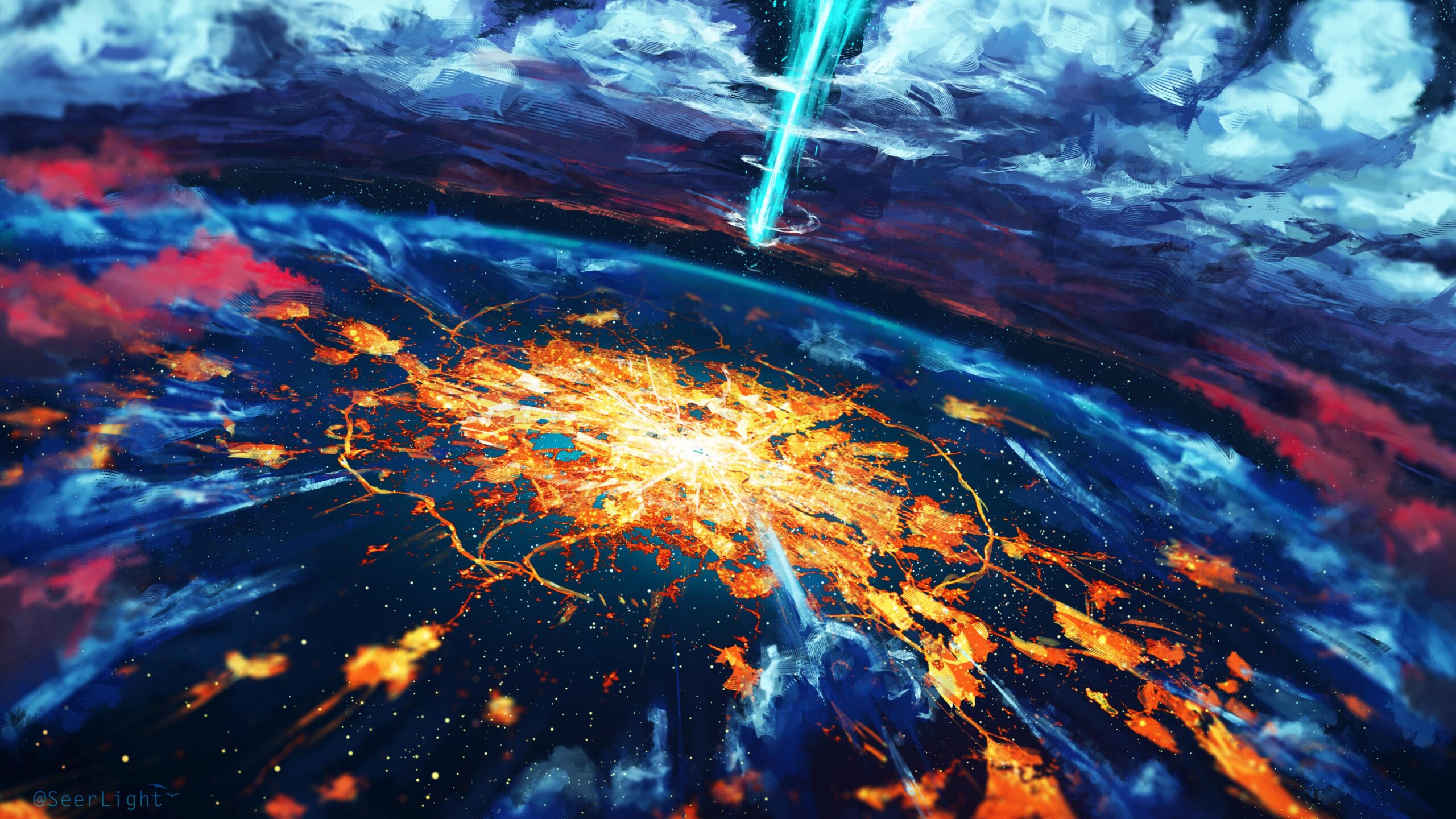 Apocalypse Cosmos Disaster Explosion World, 2K Artist, k Wallpapers
