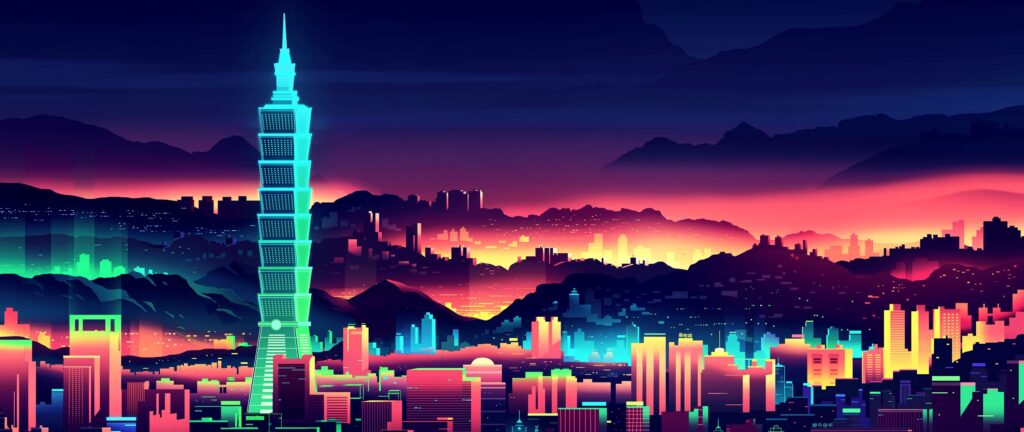 Neon City Wallpapers for Desk 4K and Mobiles K Ultra 2K Wide TV