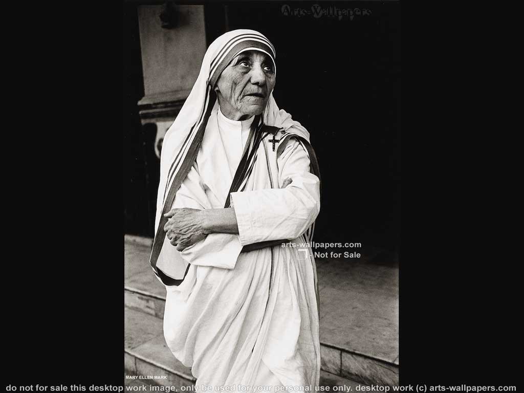 Mother Teresa Wallpaper, Art Print, Poster, Desk 4K Backgrounds