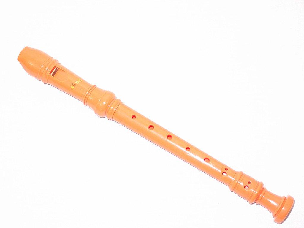 Woodnote Papaya Orange Soprano Recorder Flute Musical