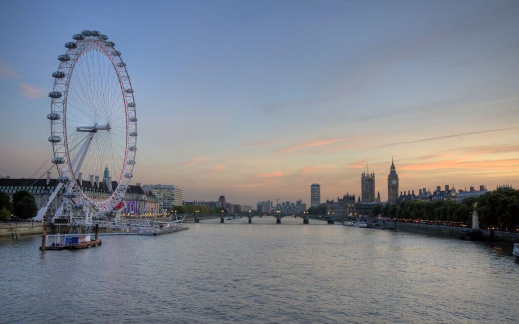 London Eye and Big Ben desk 4K PC and Mac wallpapers