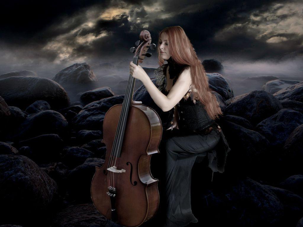 The Cello Player Wallpapers Free Download