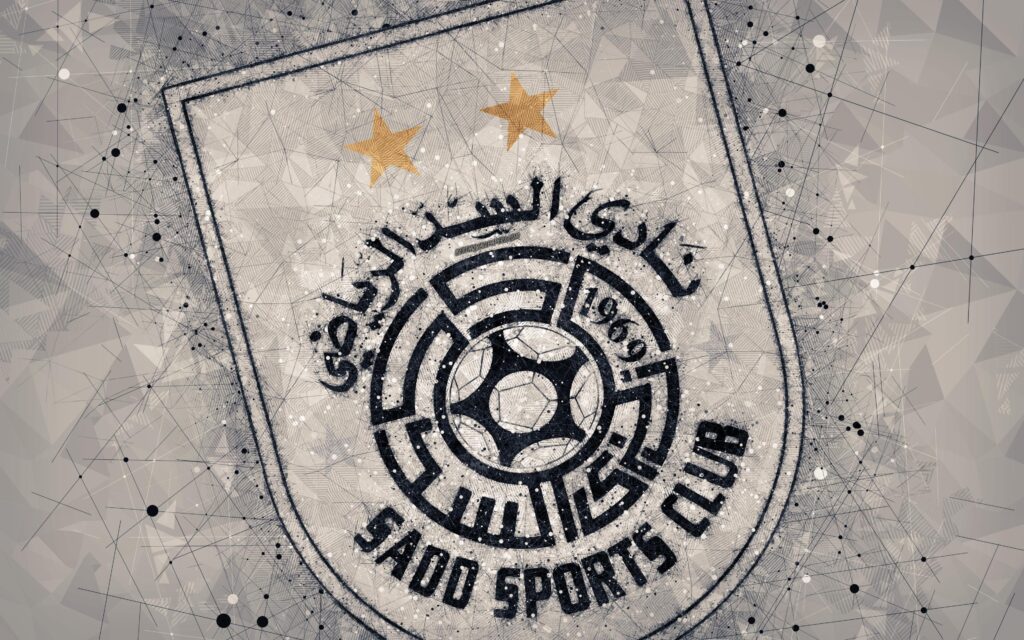 Download wallpapers Al Sadd SC, k, geometric art, Qatar football