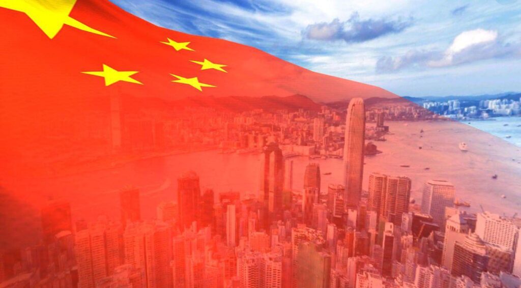 China transparent flag wide 2K wallpapers