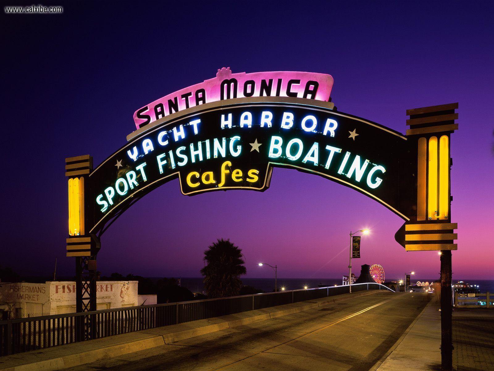 Known places Santa Monica Pier Santa Monica California, picture nr