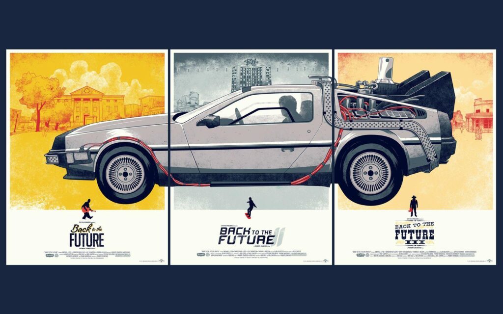 Made a wallpapers from the Back to the Future posters