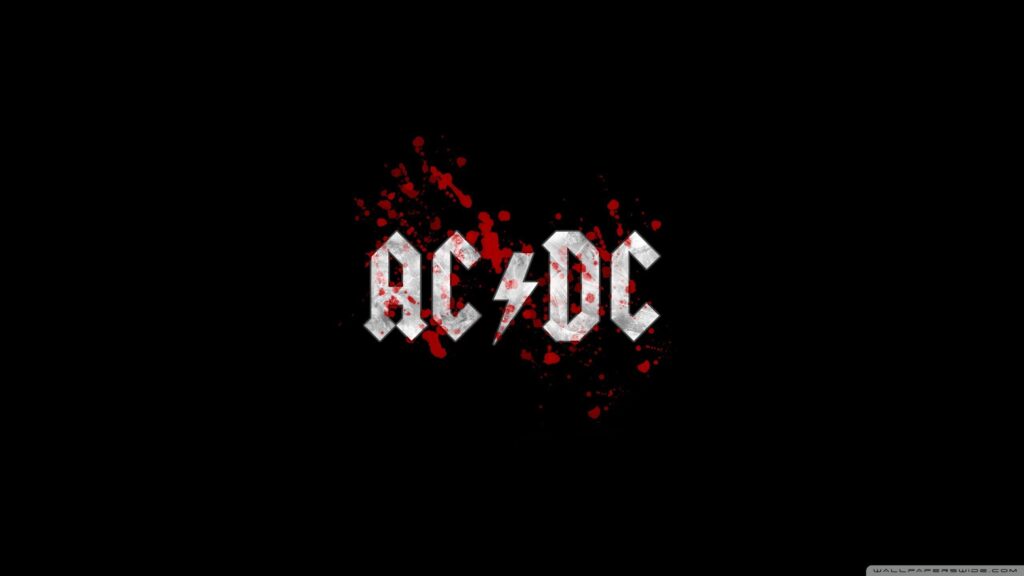 AC|DC Blood Logo 2K desk 4K wallpapers Widescreen Fullscreen